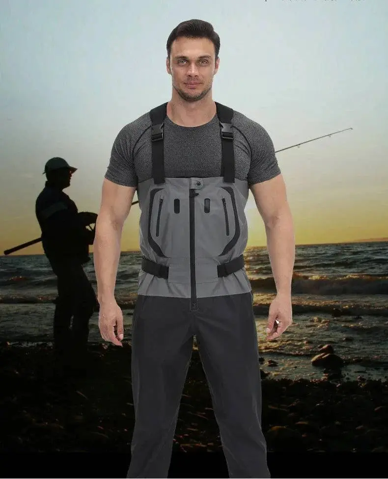 King-Qproof 4-Layer Chest Waders – Breathable, Fully Waterproof Fishing Waders 1