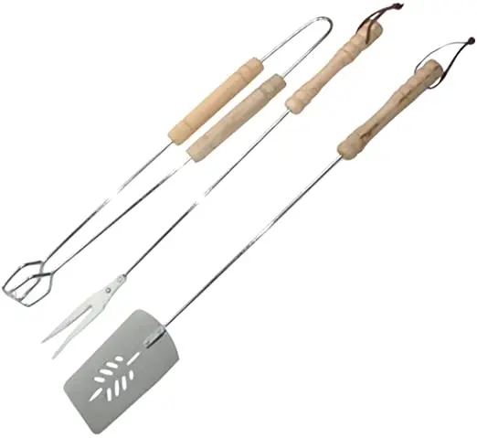 Kingfisher 3-Piece Bbq Utensil Set – Durable Grilling Essentials 1