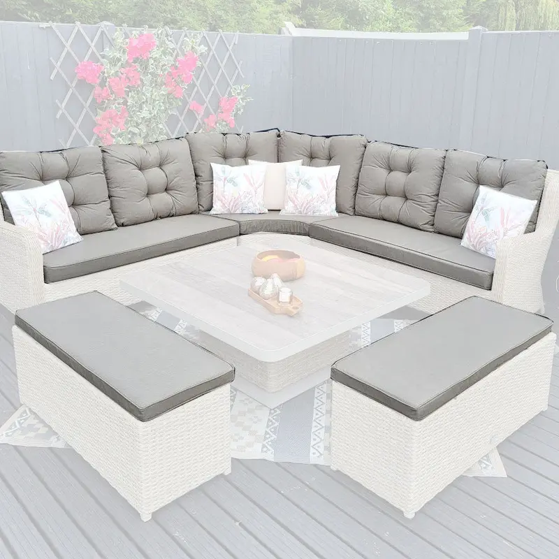 Langdale All-Weather Replacement Cushions – Natural Tone | Vila 1
