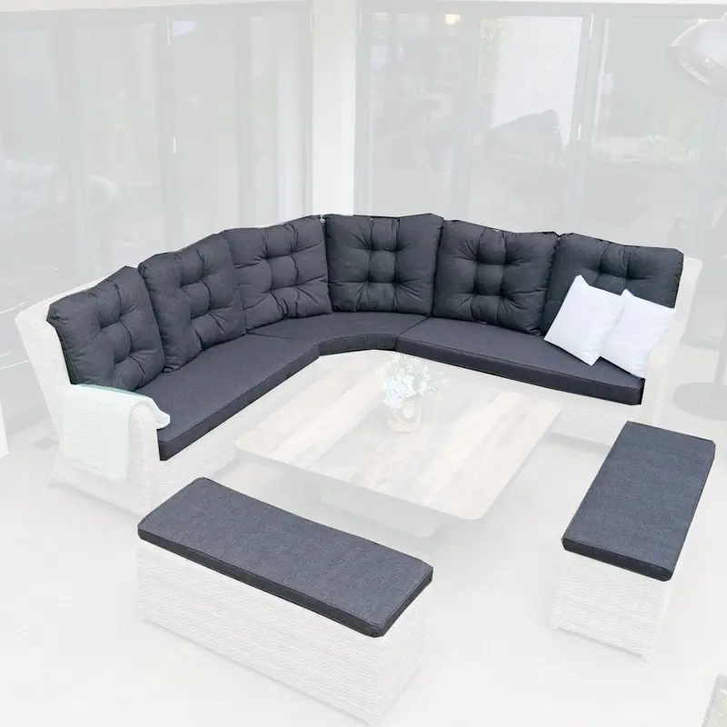 Langdale All-Weather Replacement Cushions – Slate Grey | Vila 1