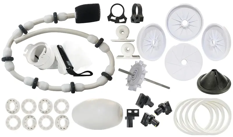 Legend 4-Wheel Overhaul Kit For Robotic Pool Cleaner Repairs 1