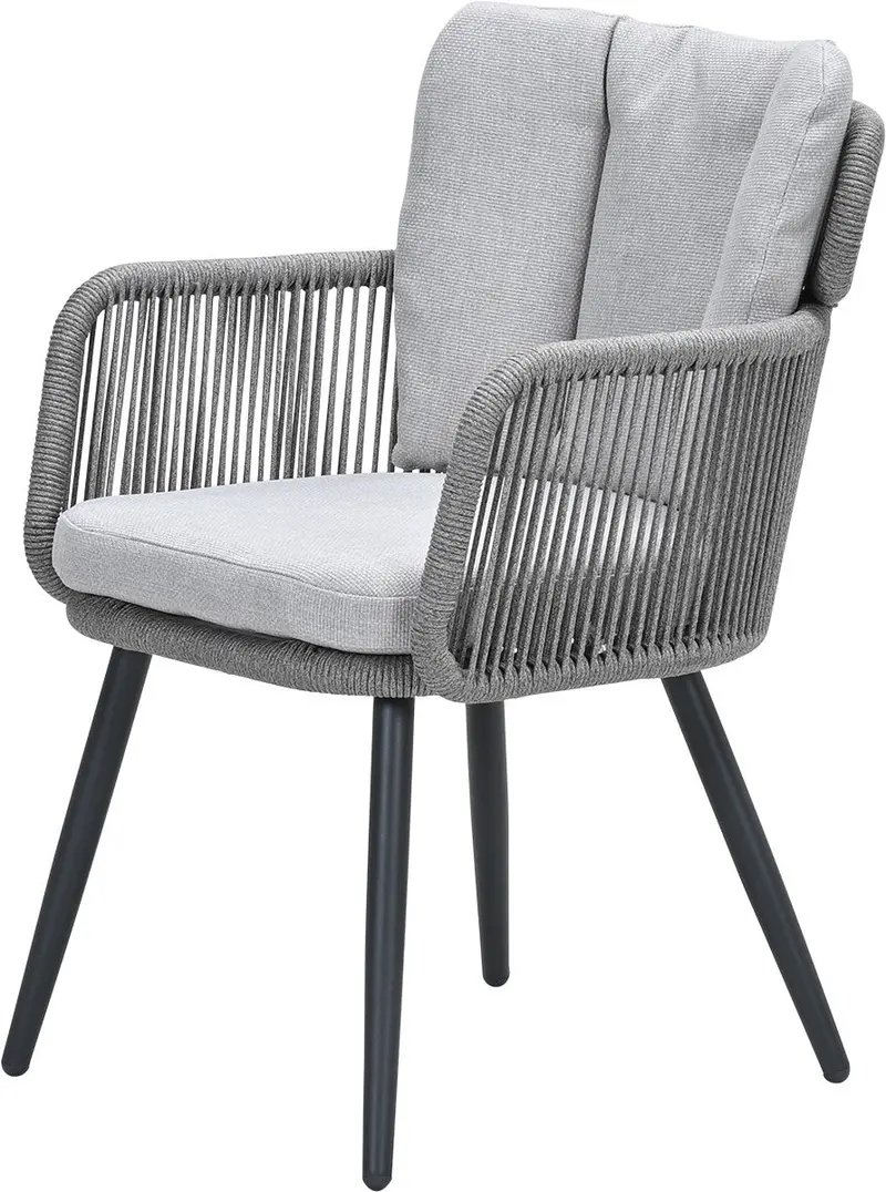 Linares Grey Outdoor Armchairs (Set Of 2) – Garden Impressions 1