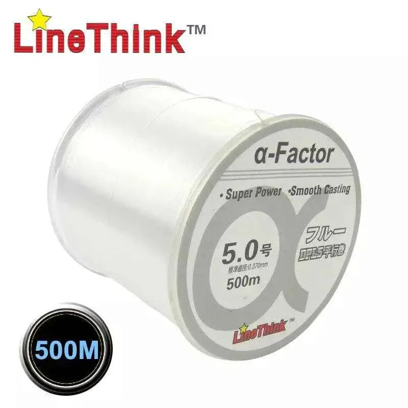Linethink A-Factor Nylon Monofilament – 500M Premium Spool With Free Shipping 1