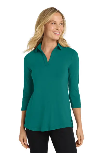 Lk5601 – Port Authority Women’S Luxe Knit Tunic Top 1