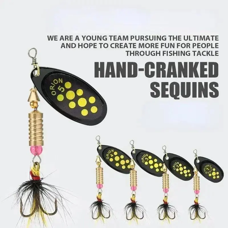 Luzhazer Rotating Feather Spinnerbait – Balanced, Flashy Lure In Multiple Weight Options 1