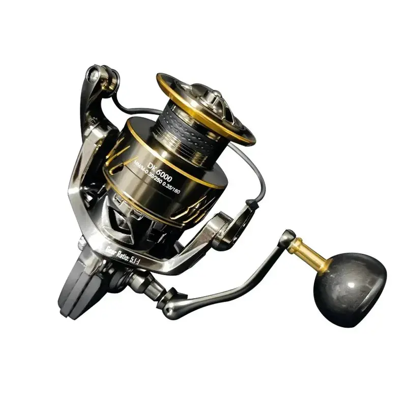 Mavllos Darknight Heavy-Duty Saltwater Spinning Reel – 25Kg Max Drag, 5.1:1 Ratio, Corrosion-Resistant For Tuna & Offshore Boat Fishing 1