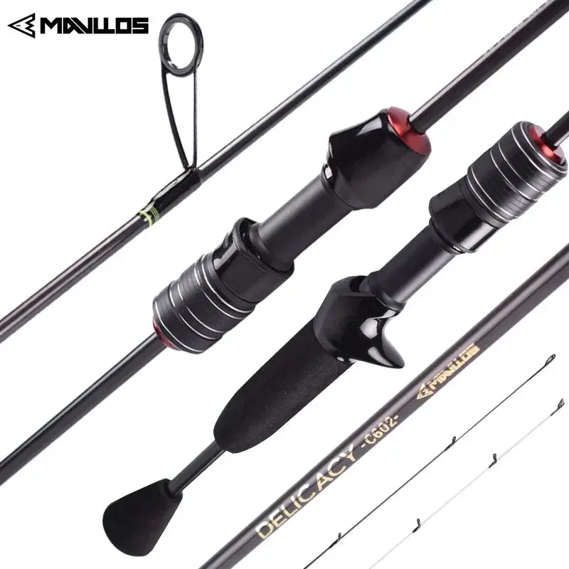 Mavllos Delicacy Dual-Tip Spinning Rod – Adjustable 0.6–8G / 0.8–10G Lure Range, 2–6Lb Line, Versatile Light Fishing Rod 1