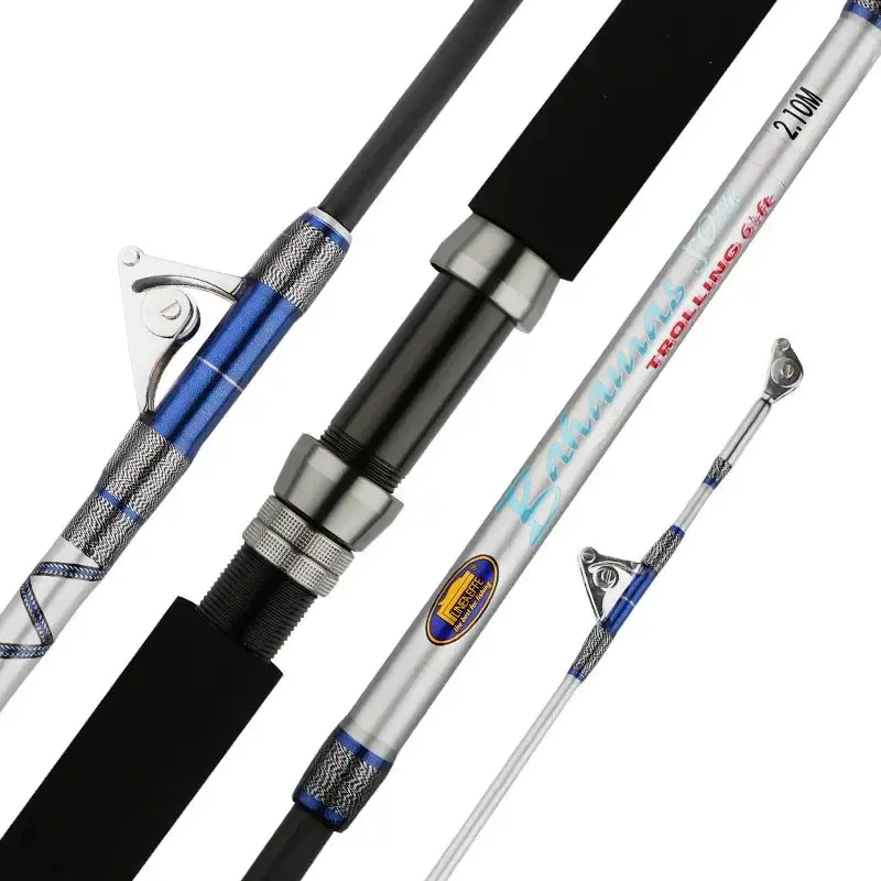 Mavllos Hegemon Heavy-Duty Tuna Jigging Rod – 200–800G Lure Capacity, 50–80Lb Rating, Stainless Steel Guides, Super-Hard Carbon Blank 1