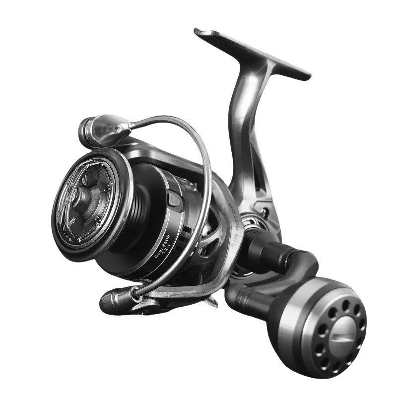 Mavllos Katla Saltwater Spinning Reel – 5.2:1 Gear Ratio, Cnc Metal Spool, Ipx6 Waterproof, Dual-Bearing, Robust Bass Fishing Reel 2