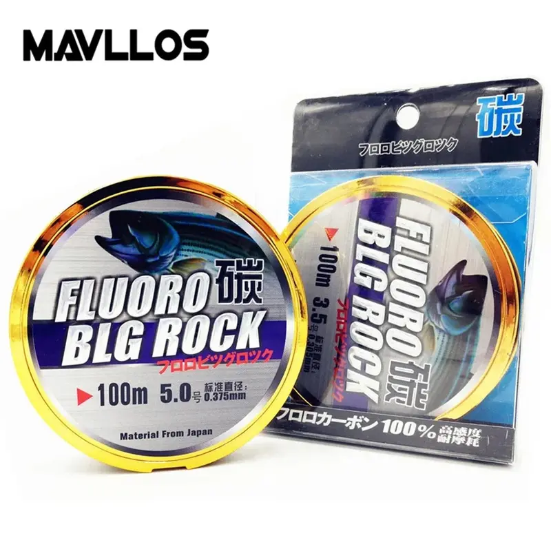 Mavllos Reme Fluorocarbon-Coated Fishing Line – 100M, 2–38Lb Test, Wear-Resistant Nylon Core With Fluoro Surface For Enhanced Abrasion Resistance 1