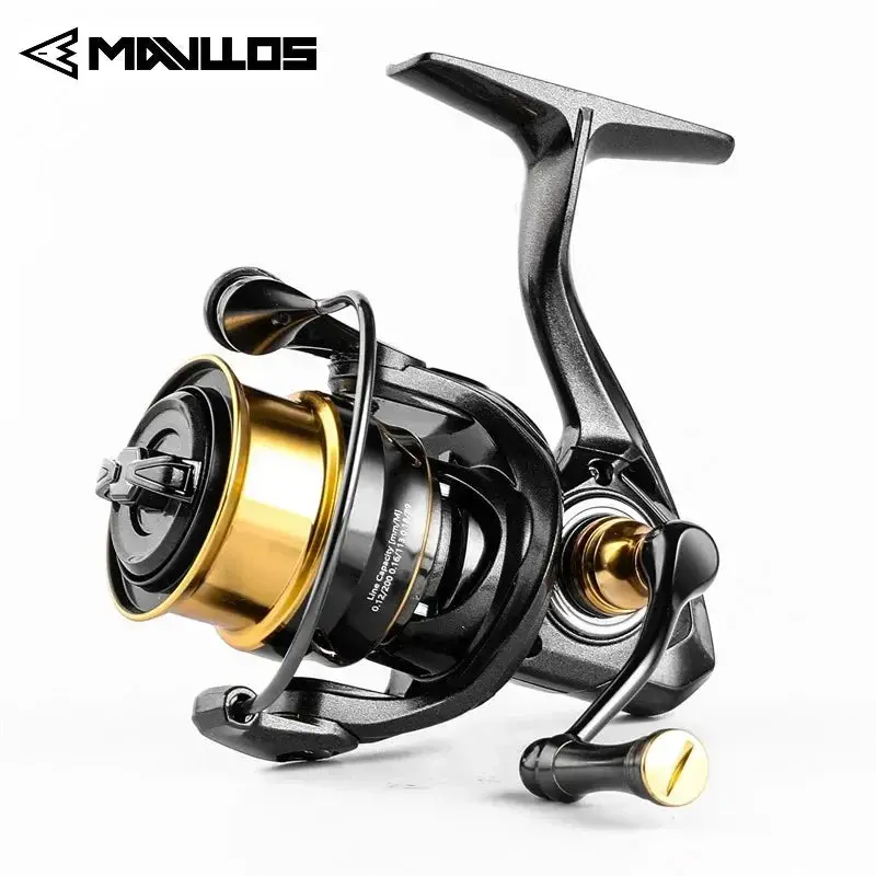 Mavllos Resolute Light Carp Spinning Reel – 5.4:1 Gear Ratio, 6+1 Bearings, Carbon Frame, 6Kg Max Drag, Bass-Focused Reel 1