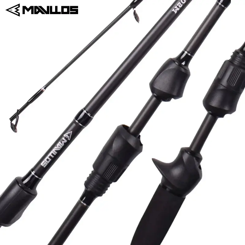 Mavllos Resolute Medium-Light Bass Rod – 7–21G Lure, 7–17Lb Line, 30T Toray Carbon, M-Tip Fast Action For Trout & Casting 1