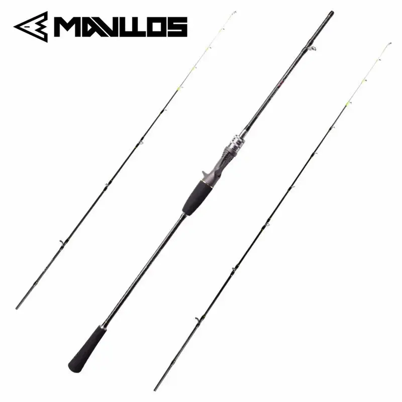 Mavllos Titanium Saltwater Jigging Rod – Mh/Lh Solid Tips, 60–120G Lure Range, Carbon Composite Build For Octopus, Squid & Coastal Jigging 1