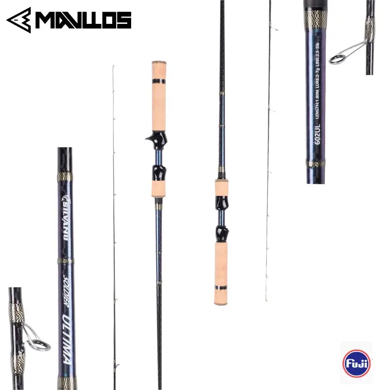 Mavllos Ultima Crappie Spinning Rod – Ultralight Bfs Carbon Rod With Fuji Guides (2–6Lb, 1–6G) 1