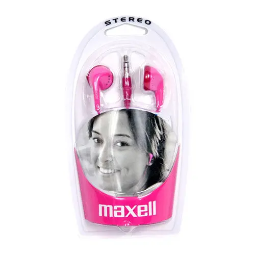 Maxell Eb98 Pink In-Ear Earbud Headphones 1