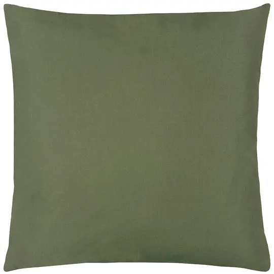 Minimalist Olive-Tone Outdoor Scatter Cushion – Solid Colour Finish 1