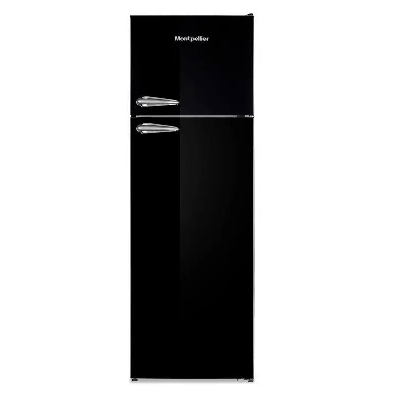 Montpellier Mab346K Retro 80/20 Fridge Freezer – Matte Black Finish (Collection Only) 1