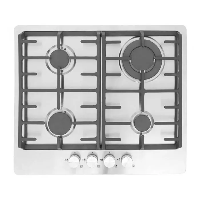 Montpellier Mgh61Cx Stainless Steel Gas Hob – 60Cm Built-In Cooktop 1