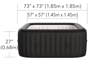 Mspa Urban Vito Square Bubble Spa For Up To 6 Users | Model U-Vt061 1
