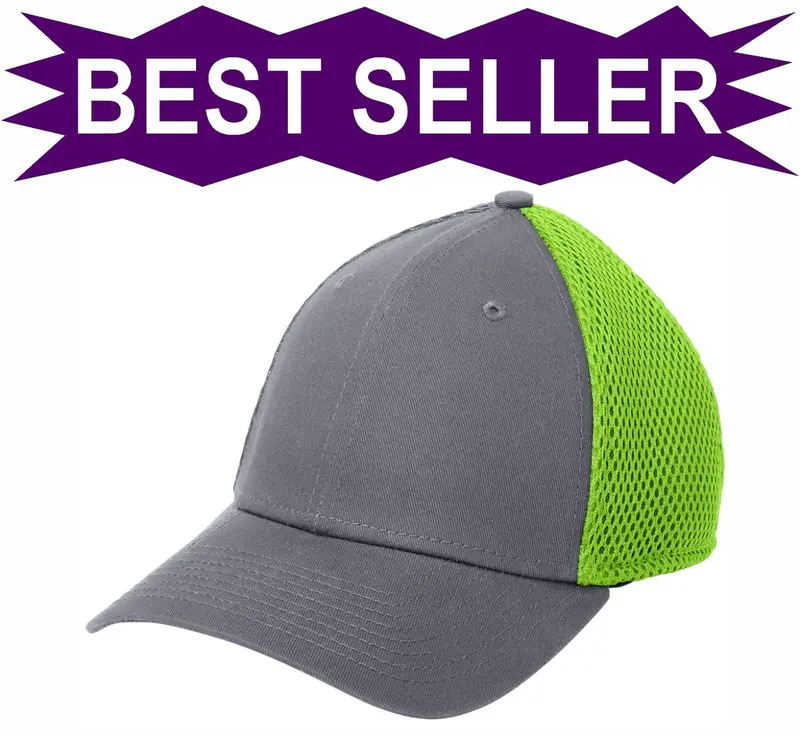 New Era 39Thirty Stretch Mesh Cap – Embroidered Mid-Structured Fit 1