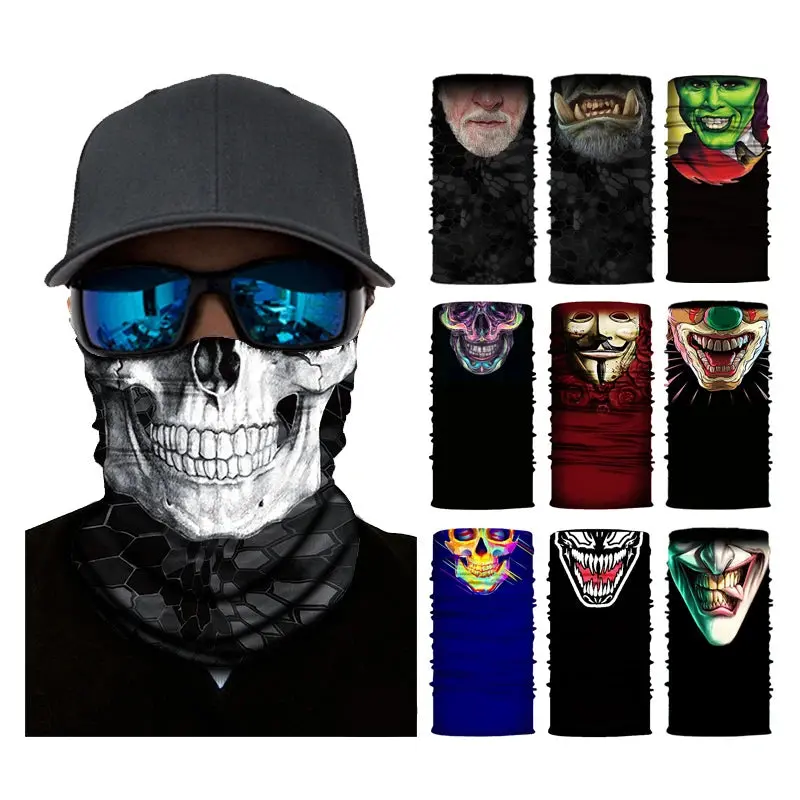 Nfh Face-Print Neck Gaiter – Breathable Sun Shield For Outdoor Fishing 1