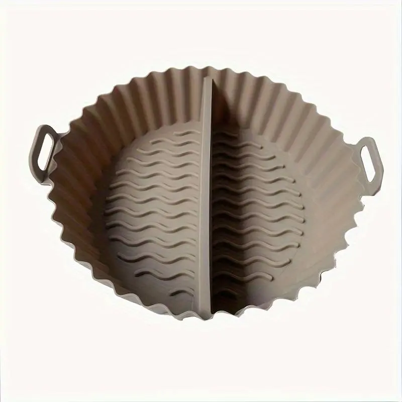 Ninja Air Fryer Reusable Silicone Liners & Dividers – Round Basket & Tray Accessories 1