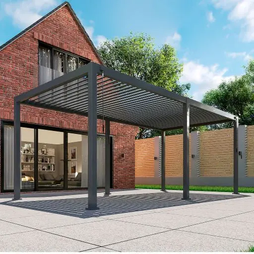 Nova Titan Aluminium Pergola – 3 X 6M Modern Garden Shade Structure 1