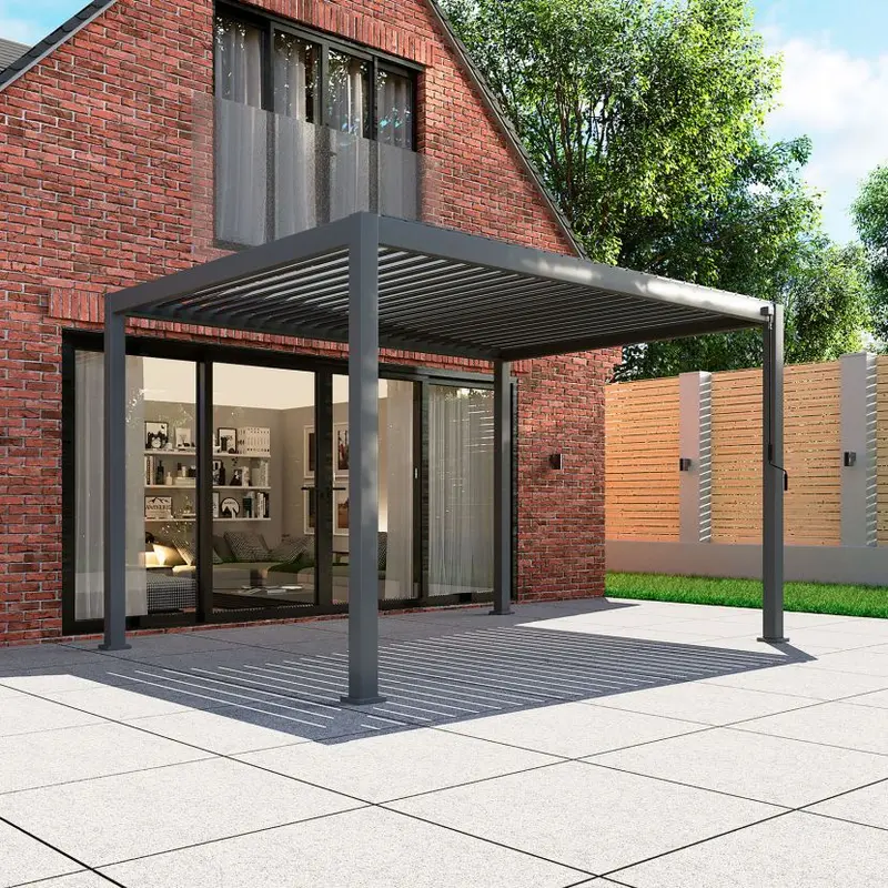 Nova Titan Lightweight Aluminium Pergola – 3 X 4M Outdoor Canopy 1
