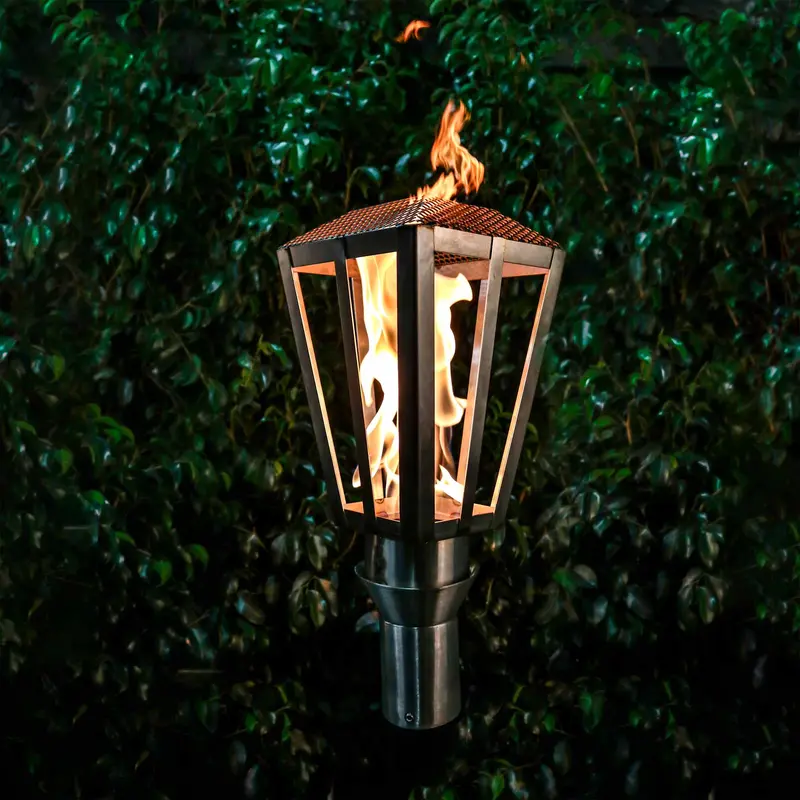 Outdoor Plus Lantern Top-Lite Torch – Decorative Gas Torch Fixture 1