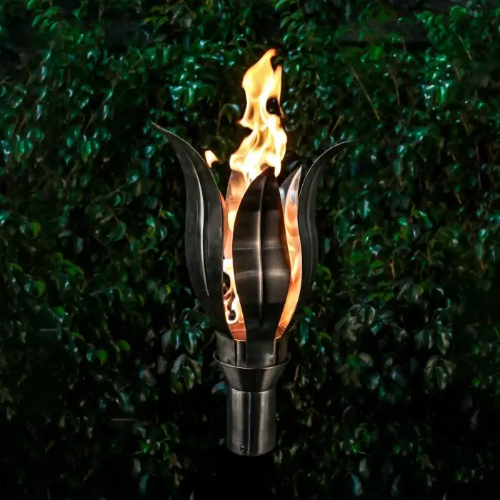 Outdoor Plus Opt-Tch8Ss Stainless Steel Flower Top-Lite Torch 1
