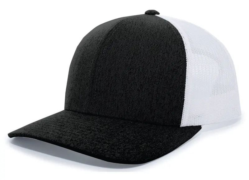 Pacific Heather Trucker Snapback – Embroidered Soft-Fit Cap 1