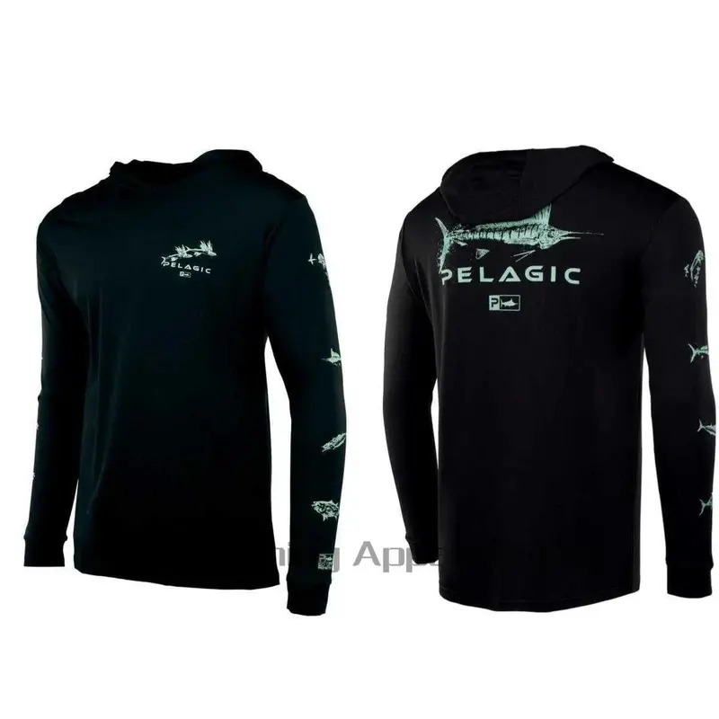 Pelagic Men’S Hooded Fishing Shirt – Upf 50+ Sun Protection & All-Day Wear