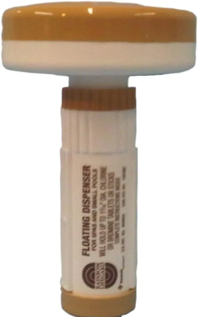 Pentair Beige-And-White Floating Chemical Dispenser For Pools And Spas – Model R171090 1