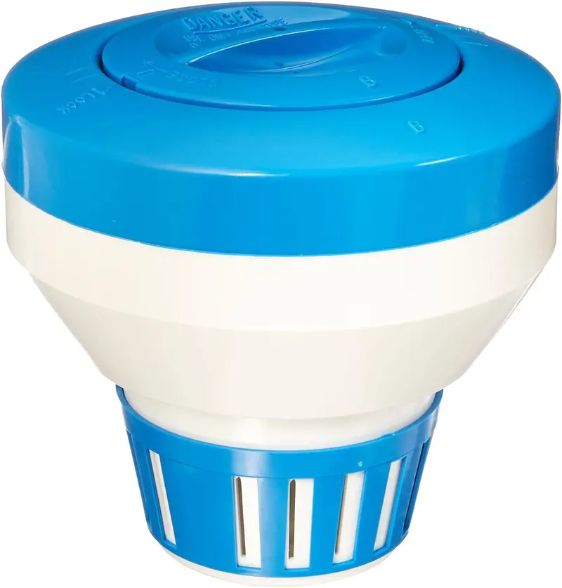 Pentair Blue-And-White Floating Chemical Dispenser With Adjustable Flow Control – Model R171086 1