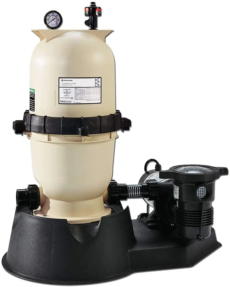 Pentair Clean & Clear Above-Ground Cartridge Filter – 100 Sq Ft Capacity System (Ec-Pncc0100Oe1160) 1