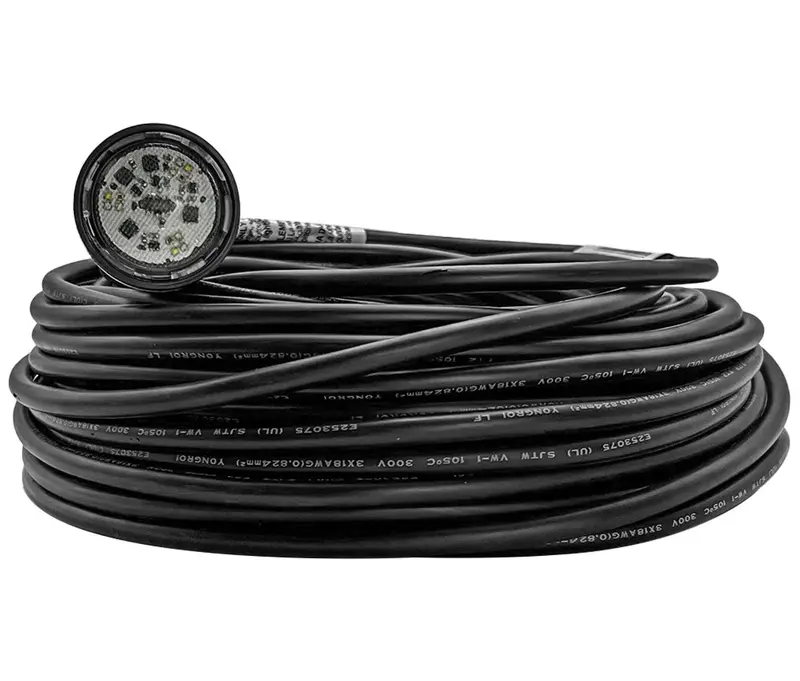 Pentair Intellivibe Micro Led Pool Light – 2" Diameter, 12V Dc, 12W, 100-Foot Cord (602279) 1