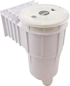 Pentair Sta-Rite U-3 In-Ground Pool Skimmer – 2-Inch Slip Connection With 1.5-Inch Reducer, White Lid, No Float Assembly | 08650-4404 1