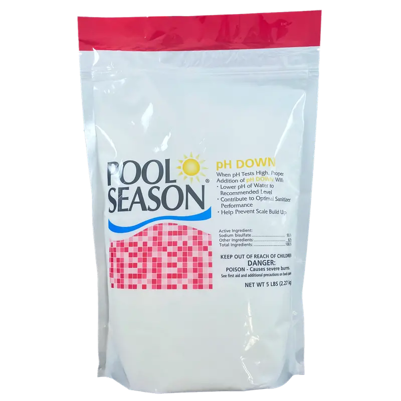Pool Season Ph Lowering Granules – 5 Lb Reusable Pouch | Hgh-50-7005 1