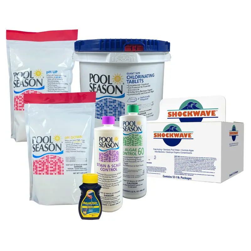 Pool Season Small Chemical Supply Kit – Compact Essentials For Residential Pools | Hgh-50-9501 1