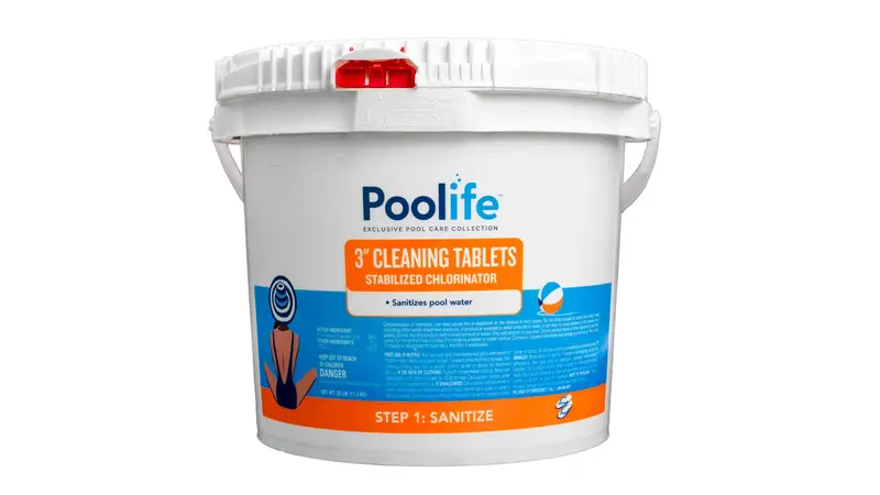 Poolife 3" Chlorine Tablet Pack – 25 Lb Sanitizing Supply (Part #42116) 1
