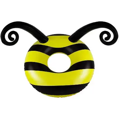 Poolmaster Bumble Bee 48-Inch Inflatable Party Tube – Vibrant Yellow & Black Design 1