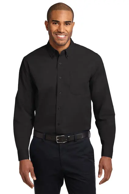 Port Authority Easy-Care Long Sleeve Shirt – Professional Daily Wear, Embroidered 1