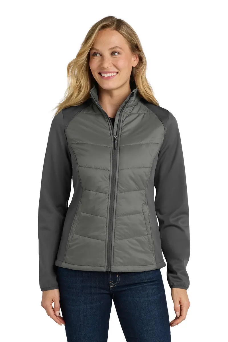 Port Authority Ladies’ Hybrid Soft Shell Jacket – Embroidered Adaptive Outerwear – L787 1