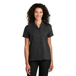 Port Authority Ladies' Short-Sleeve Performance Staff Shirt – Embroidered 1
