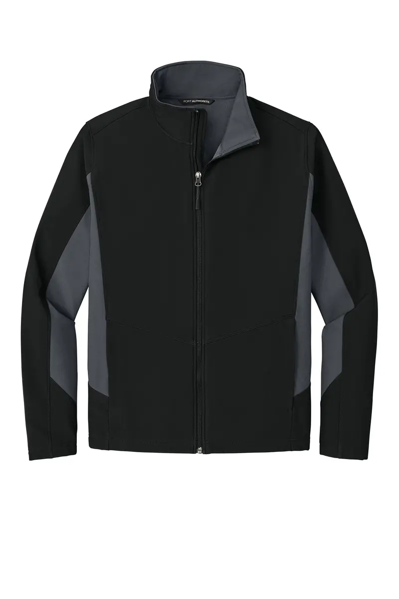 Port Authority Men’S Core Colorblock Soft Shell Jacket – Embroidered Sporty Design – J318 1