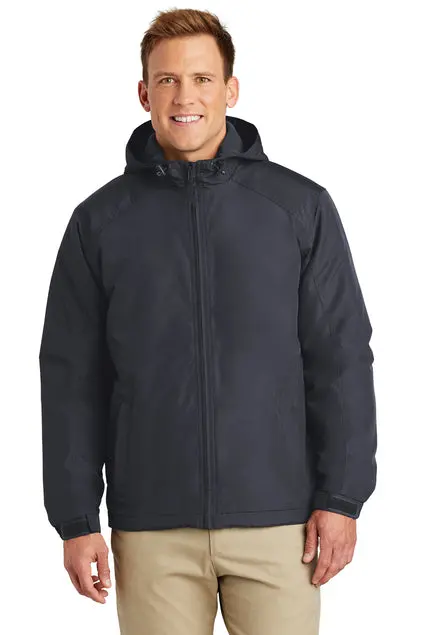 Port Authority Men'S Embroidered Hooded Charger Jacket (Style J327) 1