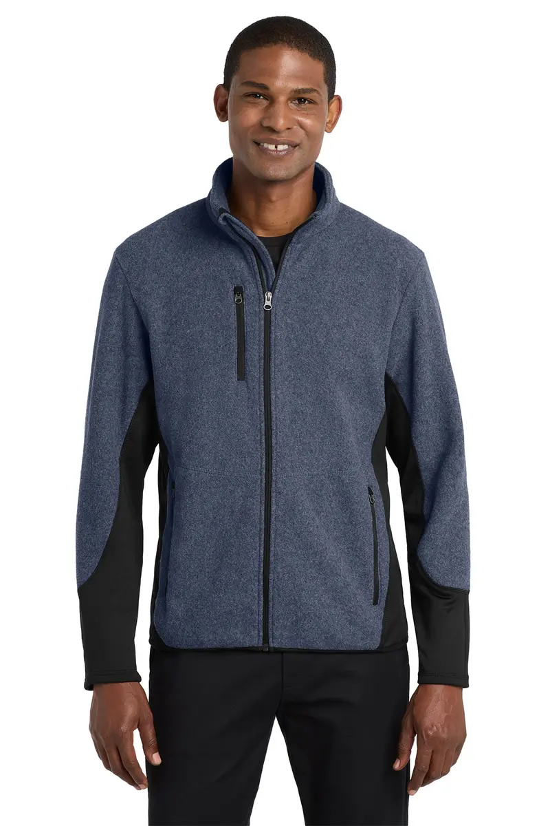 Port Authority Men'S Embroidered R-Tek Pro Fleece Full-Zip Jacket (Style F227) 1