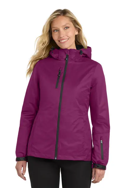 Port Authority Women'S Embroidered Vortex Waterproof 3-In-1 Jacket (Style L332) 1