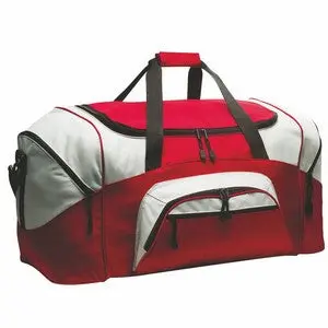 Port & Company Colorblock Sport Duffel Bag With Custom Embroidery 1