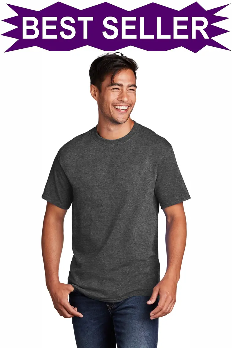 Port & Company Core Cotton T-Shirt With Screen Printing (Pc54) 1